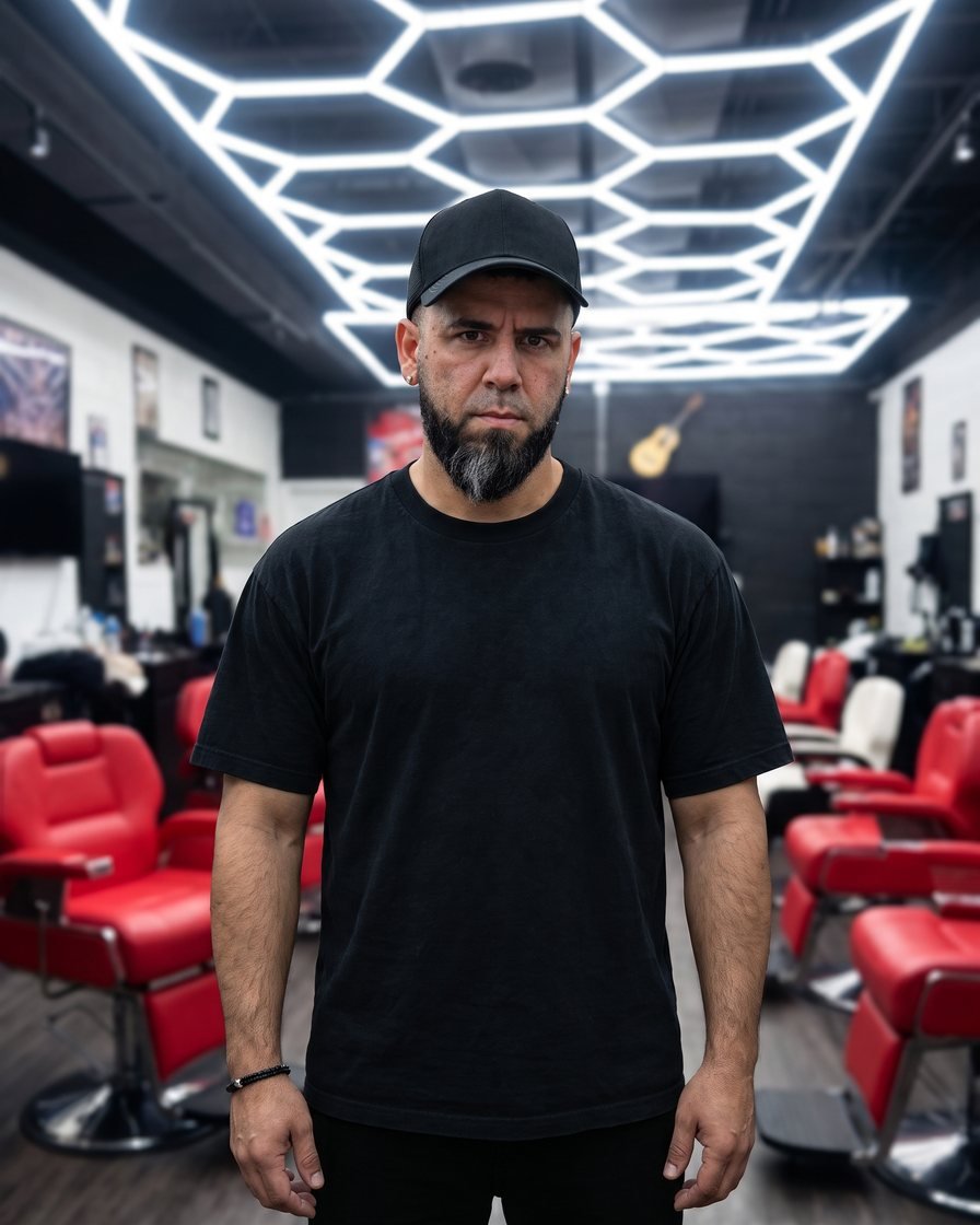 Luisito, barber at Jayuya Barbershop